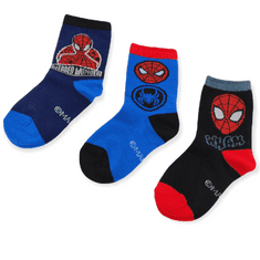 EUROSWAN Chlapčenské vysoké ponožky Wham Spider-man 3 ks 23–26 Viacfarebná