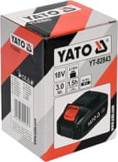 YATO Batéria 18 V li-ion 3,0 Ah