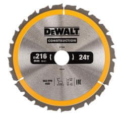 DeWalt Kotúčová píla na drevo 216/30 mm, 24 zubov