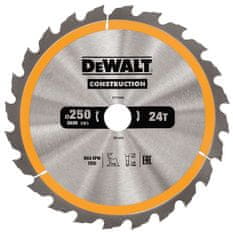 DeWalt Kotúčová píla na drevo 250/30 mm, 24 zubov