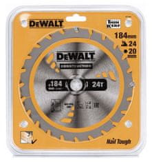 DeWalt Kotúčová píla na drevo 184/20 mm, 24 zubov