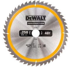 DeWalt Kotúčová píla na drevo 250/30 mm, 48 zubov