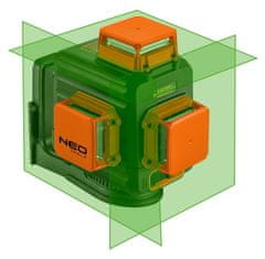 NEO Zelený 3D laser, magnetický držiak, nabíjačka, puzdro