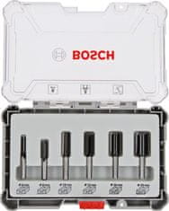 Bosch Sada nožov 6 ks. 8 mm stopka