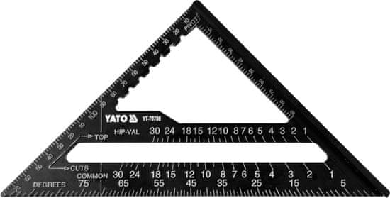 YATO Tesársky trojuholník hliníkový 180mm