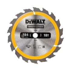 DeWalt Kotúčová píla na drevo 184/16 mm, 18 zubov