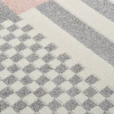 Petromila vidaXL Detský koberec 200x290 cm, vzor s hviezdičkami, ružový