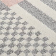 Petromila vidaXL Detský koberec 160x230 cm, vzor s hviezdičkami, ružový