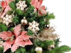LAALU Sada vianočných ozdôb 25 ks v boxe POMPÉZNA VLOČKA na vianočné stromčeky do 100 cm