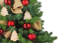 LAALU Ozdobený umelý vianočný stromček TAJOMSTVO LESA 60 cm s LED OSVETLENÍM V KVETINÁČI