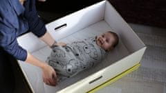 Slovak Baby Box Darček pre bábätko a budúcu mamičku - Výbavička Baby Box Luxury, sivá