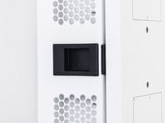 Triton Domový/bytový dátový rozvádzač, výška 166 mm, ploché dvere 