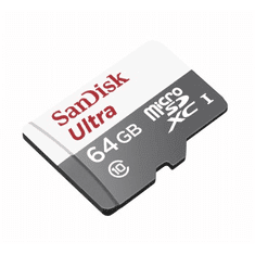SanDisk ULTRA Micro SDXC 64GB 100MBs Class 10 UHS-I Adaptér SDSQUNR-064G-GN3MA