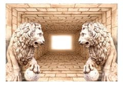 Artgeist Fototapeta - Tajomstvo levov 250x175 vlísová tapeta na stenu