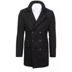 Dstreet Pánsky dvojradový zimný kabát POLOS čierna cx0434 XL