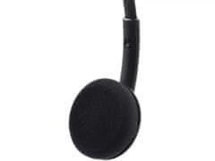 Sandberg PC slúchadlá MiniJack Office Saver headset s mikrofónom, čierna