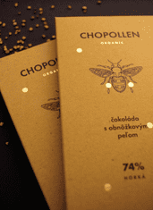 Čokoláda CHOPOLLEN BIO 74%, 85g