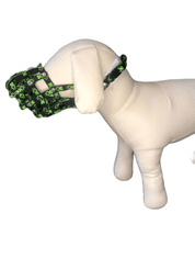 Palkar Nylonový náhubok pre psov veľ. 5 33 cm x 11,5 cm čierno-zelená