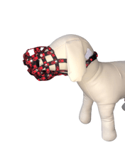 Palkar Nylonový náhubok pre psov veľ. 3 26 cm x 9,5 cm čierno-červená