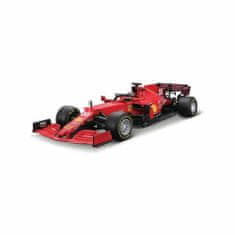 BBurago 1:18 Ferrari Racing SF21 #55 Carlos Sainz červená
