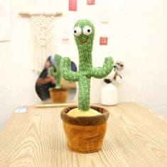 Amzo Tancujúci, spievajúci a hovoriaci plyšový kaktus - DANCETUS vigoshop