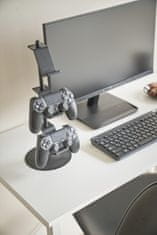 Yamazaki Inteligentný stojan na herný ovládač, kov/plast, v.38,5 cm, čierny