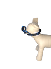 Palkar Nylonový náhubok pre psov veľ. 0 12 cm x 3 cm čierno-modrá