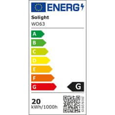 Solight Solight LED smart stojacia lampa Rainbow, oválna, wifi, RGB, CCT, 105cm WO63
