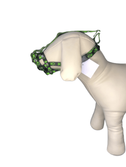 Palkar Nylonový náhubok pre skrátený ňufák pre psov veľ. 3 25 cm x 5,5 cm čierno-zelená