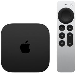 multimediálne centrum Apple TV 4K Wi-Fi 64 GB storage (MN873CS/A) diaľkové ovládanie s clickpadom apple arcade apple music streaming obsahu zo streamovacích služieb 4K kvalita videa Bluetooth wifi