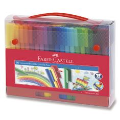 Faber-Castell Detské fixy Connector taška, 60 farieb