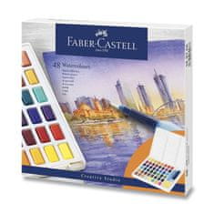 Faber-Castell Akvarelové farby s paletkou 48 farieb