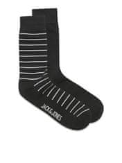 Jack&Jones 2 PACK - pánske boxerky a ponožky JACMARTY 12210742 Black (Veľkosť M)