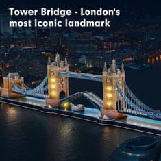 CubicFun Svietiace 3D puzzle Tower Bridge 222 dielikov