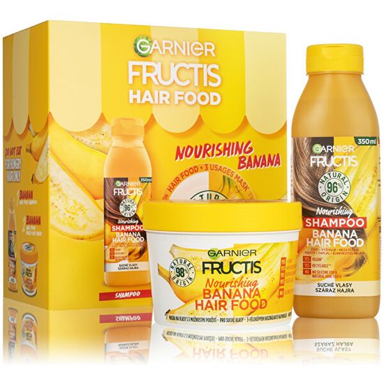 Garnier Darčeková sada vyživujúcej starostlivosti pre suché vlasy Fructis Hair Food Banana