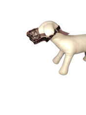 Palkar Kožený náhubok pre psov veľ. 1 20 cm x 6 cm hnedá