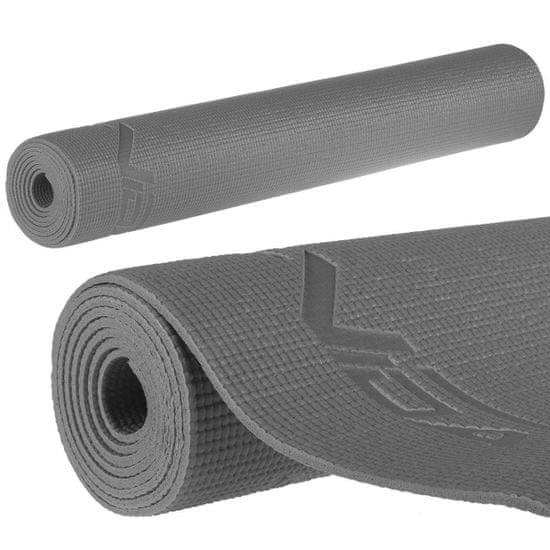 Sportvida Podložka na cvičenie Yoga 6 mm Sivá 173 cm x 61 cm