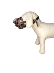 Palkar Kožený náhubok pre psov veľ. 2 24 cm x 7 cm hnedá