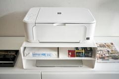 Yamazaki Home - Tower Printer Rack - Oceľový stojan na tlačiarne, biely