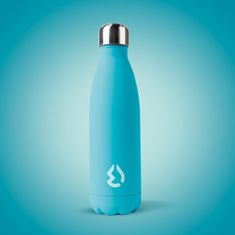 Water Revolution Nerezová Termo fľaša na pitie tyrkysová Potravinárska nerezová oceľ 18/8, 500 ml