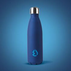 Water Revolution Nerezová Termo fľaša na pitie tmavo modrá Potravinárska nerezová oceľ 18/8, 500 ml