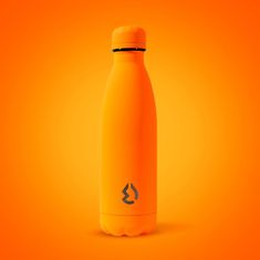Water Revolution Nerezová Termo fľaša na pitie fluo oranžová Potravinárska nerezová oceľ 18/8, 500 ml