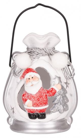MAGIC HOME Santa v balíčku, LED, terakota