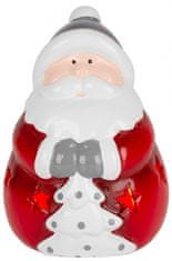 MAGIC HOME Santa, LED, terakota, 8,5x8,2x12,5 cm