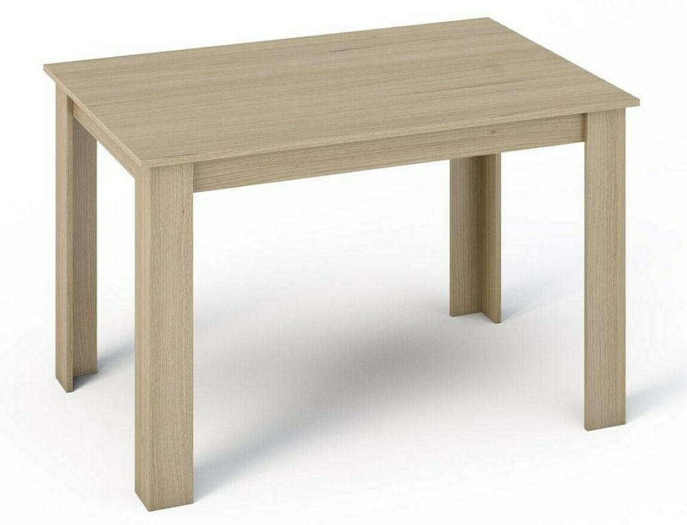 CASARREDO Jedálenský stôl MANGA 120x80 sonoma