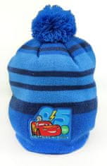 SETINO Chlapčenská čiapka s brmbolcom "McQueen" svetlo modrá 54 cm Modrá