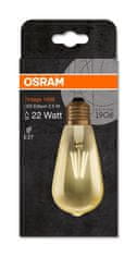 Osram OSRAM Vintage 1906 LED CL Edison FIL GOLD 22 non-dim 2,5W / 825 E27