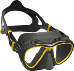 Cressi Potápačská maska Quantum, čierna a žltá