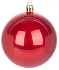 MAGIC HOME Gule Vianoce, 6 ks, červené, na vianočný stromček, 8 cm