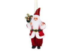 LAALU Santa na zavesenie s vetvičkami 20 cm